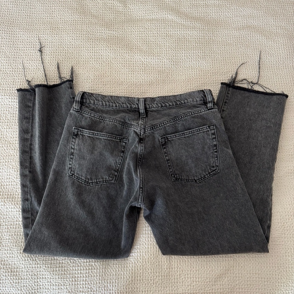 FRAME Denim Black Le Slouch Jeans Size 27 - Picture 4 of 6